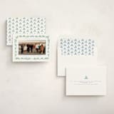 "Le Ruban" - Holiday Cards in Frost by Gwen Bedat - Assembled