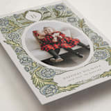 monogram nouveau Foil-Pressed Holiday Cards by Jen Owens