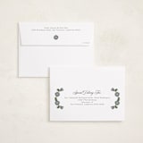 monogram nouveau Foil-Pressed Holiday Cards by Jen Owens
