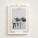 "Ribbon Framed" - Holiday Cards in Snow by Iveta Angelova - Front