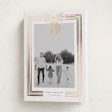 "Ribbon Framed" - Holiday Cards in Snow by Iveta Angelova - Folded Card