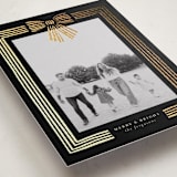 "Ribbon Framed" - Holiday Cards in Midnight by Iveta Angelova - Detail