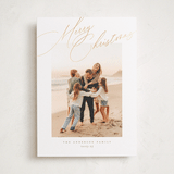 "Topper" - Holiday Cards in Golden by Jessica Williams - Front