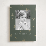 "Jolly Holly" - Holiday Cards in Evergreen by Michelle Taylor - Front