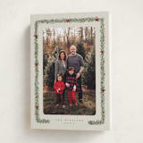"pine and bow" - Holiday Cards in Eggnog by Adelyn T. - Folded Card
