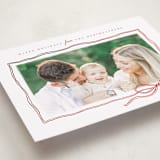 "Bow Sketch" - Holiday Cards in Ribbon by Wildfield Paper Co - Detail