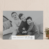 "Placard" - Holiday Cards in Cotton by Everett Paper Goods - Front