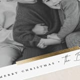 "Placard" - Holiday Cards in Cotton by Everett Paper Goods - Detail