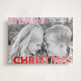 "Merry & Bold" - Holiday Cards in Candy Cane by Angela Thompson - Front