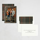 "Foiled plaid" - Holiday Cards in Autumn by Annie Holmquist - Assembled