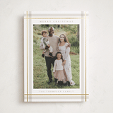 "Traditional Plaid" - Holiday Cards in Tan by Ashley Presutti Beasley - Front