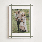 "Traditional Plaid" - Holiday Cards in Sage by Ashley Presutti Beasley - Front