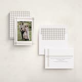 "Traditional Plaid" - Holiday Cards in Tan by Ashley Presutti Beasley - Assembled