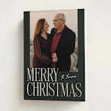 "Merry Stack" - Holiday Cards in Evergreen by Ekko Studio - Folded Card