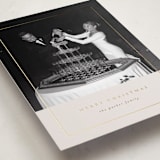 "Classic Border" - Holiday Cards in Almond by Brianne Larsen - Detail