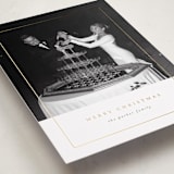 "Classic Border" - Holiday Cards in Snow by Brianne Larsen - Detail
