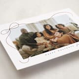 "Cascading Bow" - Holiday Cards in Snow by Lauren Chism - Detail