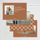 "Merry Headline" - Holiday Cards in Cinnamon by Leah Bisch - Back of Card Options