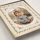 "Edelweiss" - Holiday Cards in Eggnog by Jenna Holcomb - Detail