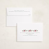 "Edelweiss" - Holiday Cards in Eggnog by Jenna Holcomb - FREE Recipient Addressing