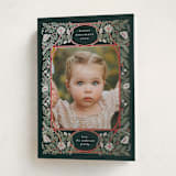 "Blooms and Berries" - Holiday Cards in Deepest Viridian by Simona Camp - Folded Card