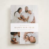 "Quartzite" - Holiday Cards in Eggnog by Wildfield Paper Co - Front