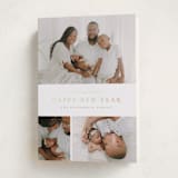 "Quartzite" - Holiday Cards in Eggnog by Wildfield Paper Co - Folded Card