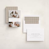"Quartzite" - Holiday Cards in Eggnog by Wildfield Paper Co - Assembled