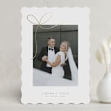 "Little Bow" - Holiday Cards in Winter by Yuliya Evseeva - Front