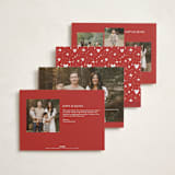 "Disney Mickey Holiday Magic" - Holiday Cards in Mickey Gloves by Danie Romrell - Back of Card Options