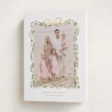 "Ribbonly Frame" - Holiday Cards in Butter by Itsy Belle Studio - Folded Card