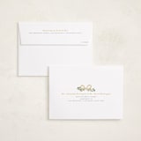 "Ribbonly Frame" - Holiday Cards in Butter by Itsy Belle Studio - FREE Recipient Addressing