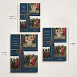 "Holiday gifts" - Holiday Cards in Navy by Susan Zinader - Formats Available