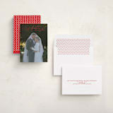 "Merry Christmas Script" - Holiday Cards in Holly Berry by Kristen Magee - Assembled