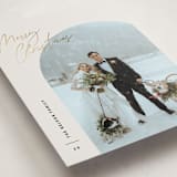 "Arc Over" - Holiday Cards in Vanilla by Pixel and Hank - Detail