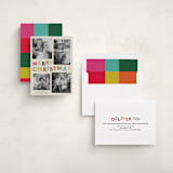 "Color Coded Spirit" - Holiday Cards in Bright by Inkblot Design - Assembled