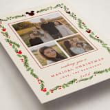 "Disney’s mickey Vintage holiday greens" - Holiday Cards in Stocking by Creo Study - Detail