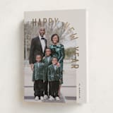 "Curve" - Holiday Cards in Eggnog by Brianne Larsen - Folded Card