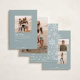 "Glistening Snow" - Holiday Cards in Snow by Wildfield Paper Co - Back of Card Options