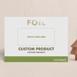 "Landscape Custom" - Holiday Cards in Gold by Minted - Front