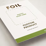"Portrait Custom" - Holiday Cards in Gold by Minted - Detail