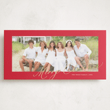"Wide Angle" - Holiday Cards in Candy Cane by Susan Zinader - Front