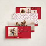 "Wide Angle" - Holiday Cards in Candy Cane by Susan Zinader - Back Designs