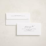"Wide Angle" - Foil-Pressed Tall Holiday Cards in Snow by Susan Zinader - FREE Recipient Addressing