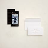 "From Our Family" - Holiday Cards in Licorice by Chryssi Tsoupanarias - Fully Customized
