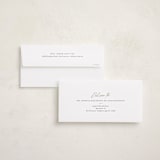 "From Our Family" - Foil-Pressed Tall Holiday Cards in Almond by Chryssi Tsoupanarias - FREE Recipient Addressing