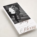 "Gilded Glam" - Holiday Cards in Pearl by Chryssi Tsoupanarias - Detail