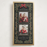 "Elegance Framed" - Holiday Cards in Coal by Itsy Belle Studio - Front