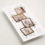 "Botanically" - Holiday Cards in Holly Berry by Everett Paper Goods - Detail