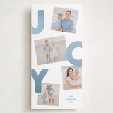 "Jumbled Joy" - Holiday Cards in Icicle by Kacey Kendrick Wagner - Front